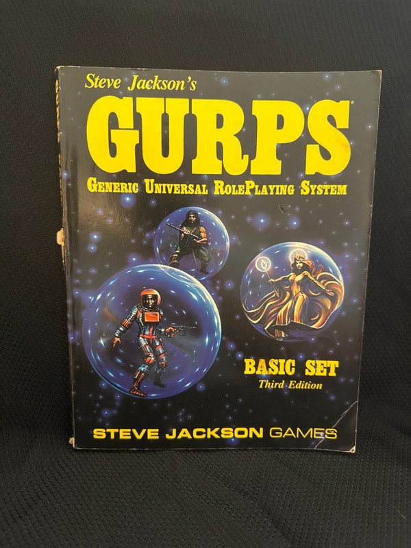 Steve Jackson’s GURPS Basic Set Third Edition | Vintage RPG | Includes Insert |