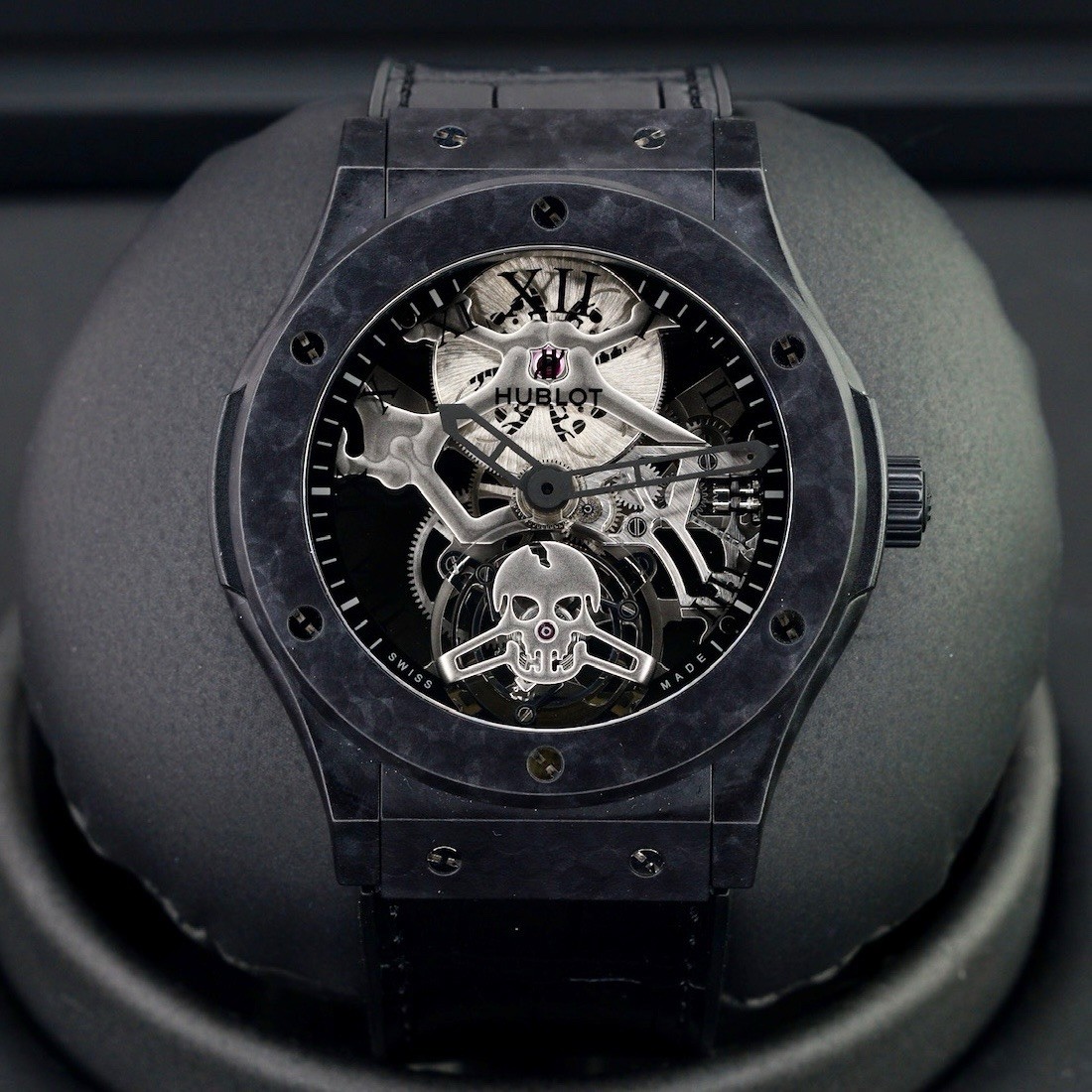 Hublot Classic Fusion Tourbillon 505.UC.0140.LR.SKULL Skeleton Dial Limited 50
