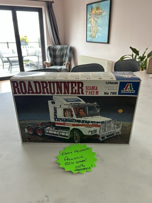 ITALERI Maßstab 1:24 SCANIA T142M LKW MODELLBAUSATZ Nr. 780 - 1986 ROADRUNNER !!!