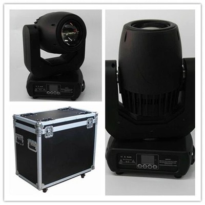 2pc 3prism 2 gobo wheel 150W led spot moving head stage light with flight case