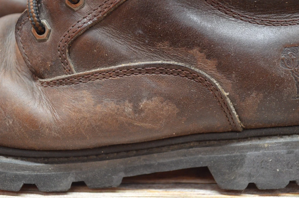 Mack 绝缘 Thermolite 皮革工作靴棕色男式 11 码 — 第 3/4 张图片
