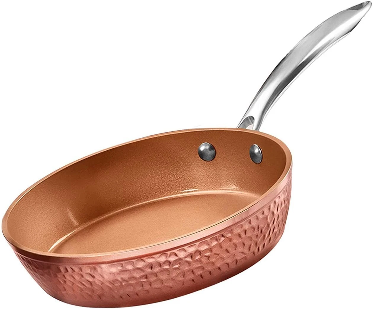 Gotham Steel Hammered Copper 9.5" Nonstick Fry Pan, Oven Safe/Dishwasher Safe
Opens in a new window