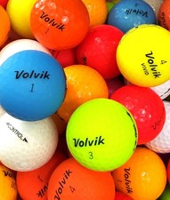 15 Near Mint AAAA Volvik Colored Used Golf Balls....Vivid and Asst. Color