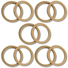 5 Pair of 8" X 3/4" High Quality MDF Wood Speaker Spacer rings SR8 Metra