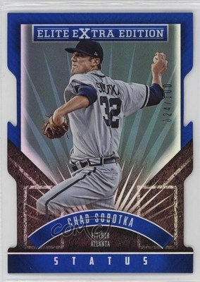 2015 Panini Elite Extra Edition Status Blue Die-Cut 24/100 Chad Sobotka #135 0q3