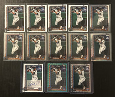 Echedry VARGAS Lot 2025 Topps PRO Debut CHROME Aqua WAVE Refractor /75 Base AUTO