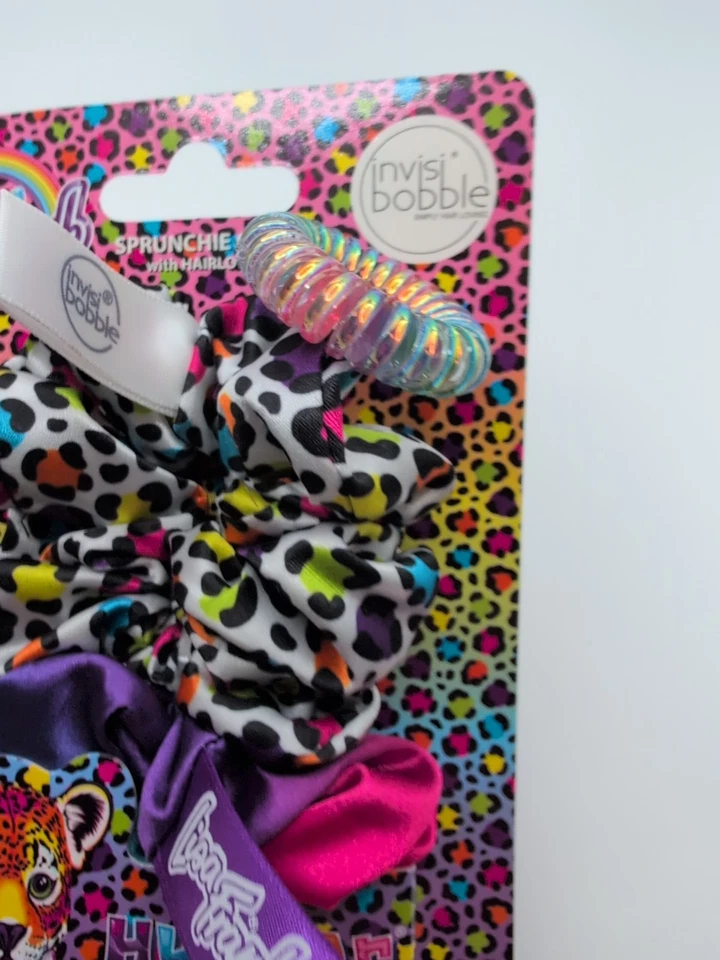 NUEVO Juego Retro Lisa Frank 3 Piezas Hair Sprunchie Original Invisibobble Hunter Foto 4 de 4