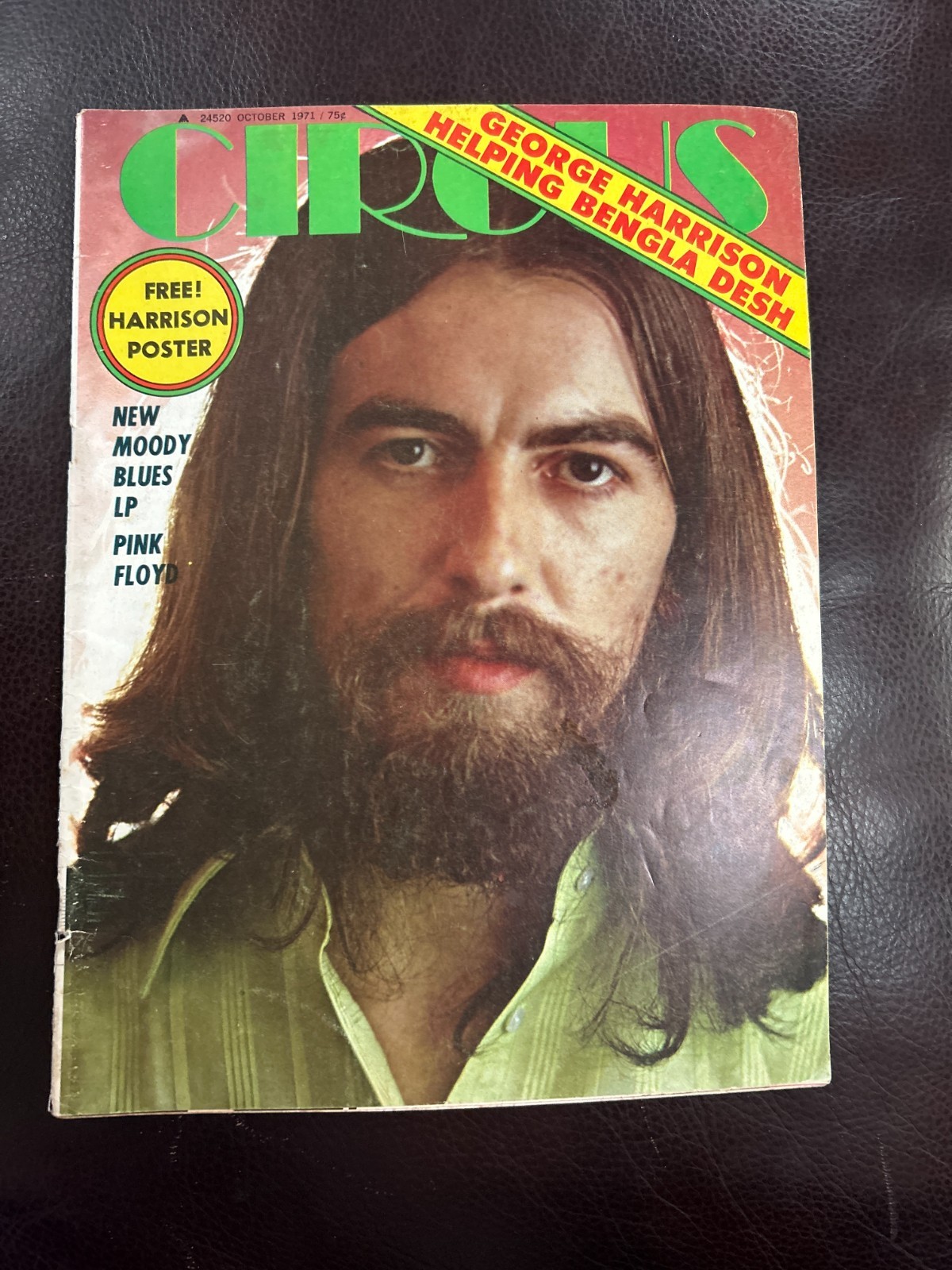 October 1971 Circus Magazine George Harrison Great RIP Vietnam Back ...