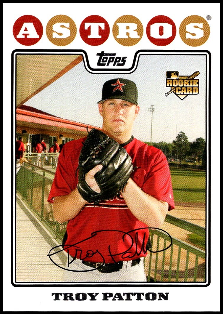 2008 Topps #176 Troy Patton - Rookie RC FREE SHIPPING!