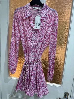 Original rosa Zara Kleid Gr. XL nagelneu mit Etikett - Bild 1 von 4