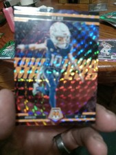 2025 Panini Mosaic - Touchdown Masters Bo Nix #1 Orange Fluorescent Mosaic Prizm