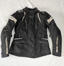 IXS Women’s Nemesis AirGuard SoltoTEX Motorcycle Jacket UK 10 Black Armour