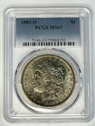 1883-O Morgan Silver Dollar $1 PCGS MS63 ~ Amazing Toning ~ Free US Shipping