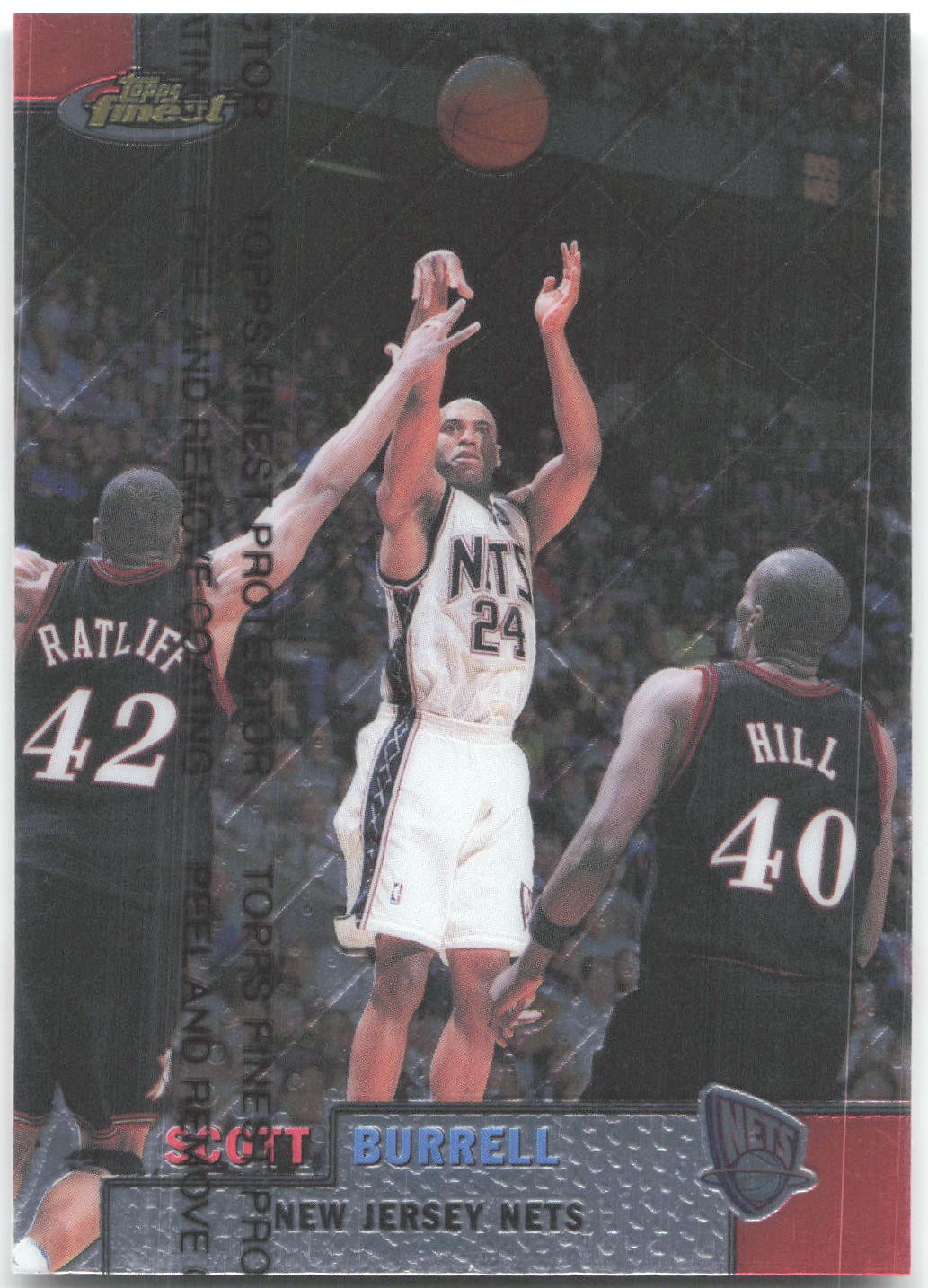 1999-00 Finest Scott Burrell #189 New Jersey Nets
