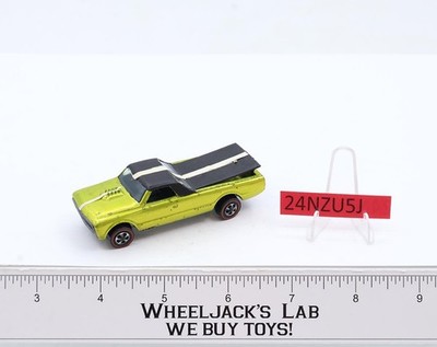 Custom Fleetside Antifreeze Hot Wheels Mattel 1968 Redline RL