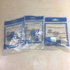 LOT OF 3 TRIPP LITE 56Y4 CAT-6 CATE-5E 110 STYLE KEYSTONE JACK FILE 
