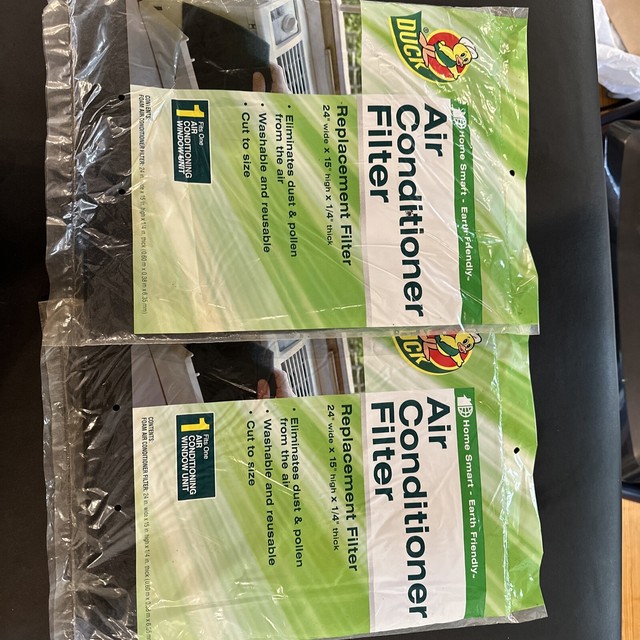 Duck BRAND 1285234 Replacement Air Conditioner Foam Filter 24 X 15 Pack