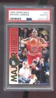 1995-96 Upper Deck 341 Michael Jordan Queen Latifah PSA 10 Graded Card NBA Major