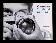 Original Camera Instructions/Manual: Canon QL FT English