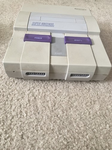 SNES Console + Controller And Cables, Tested And Working, Cleaned - Picture 2 of 6