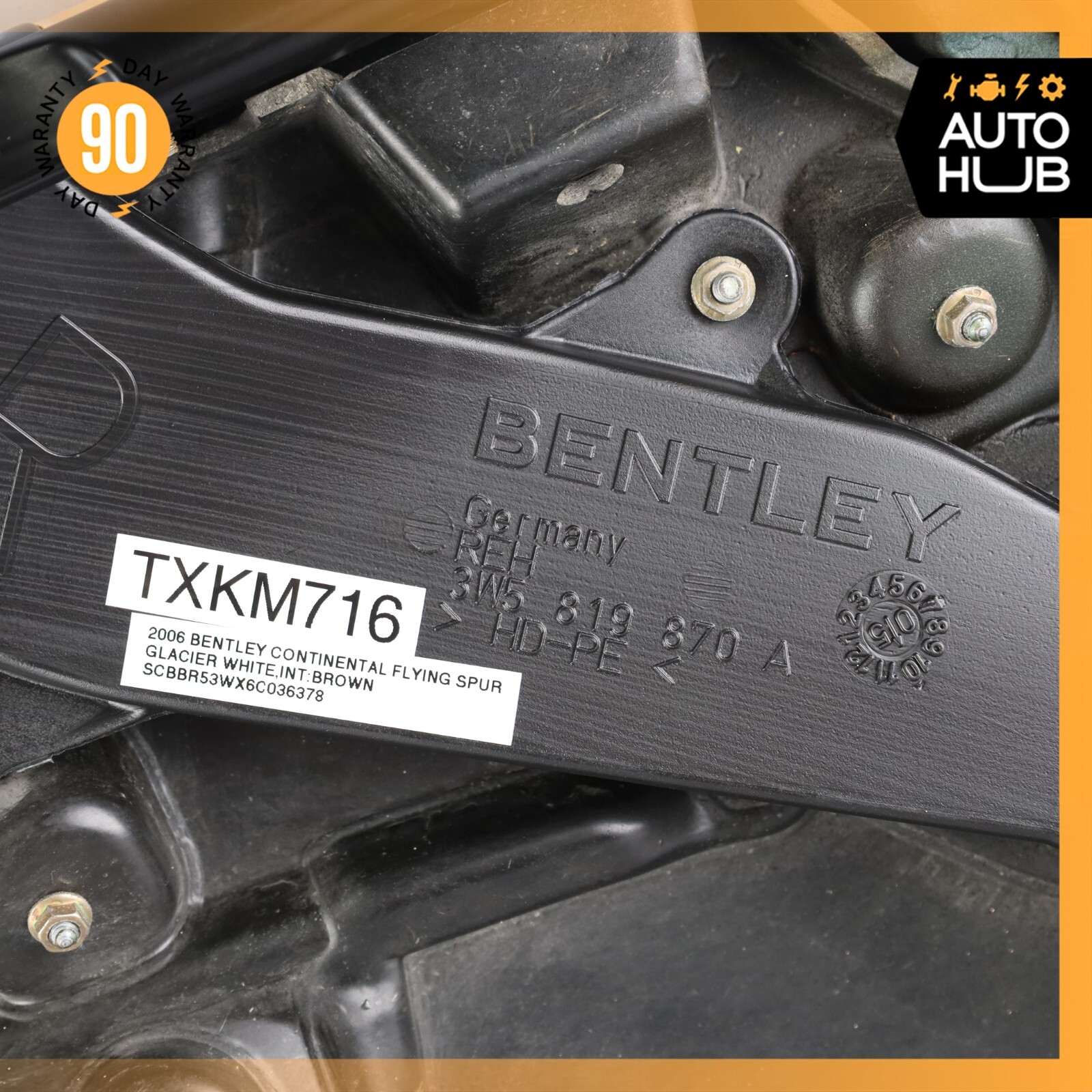 Bentley Continental Flying Spur Front Right Side Interior Door Panel OEM 58k