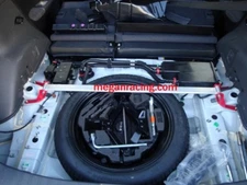 Megan Racing REAR Upper Strut Tower Bar Brace WRX 08-10 STI 08-14 Hatchback OPEN