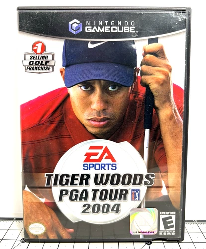 Tiger Woods PGA Tour (2004, Nintendo GameCube System) OEM Box 2 Discs w/Manual
