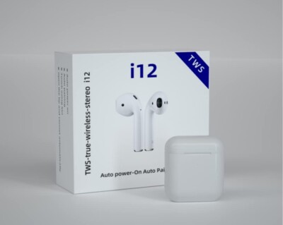 TWS 5.0 Earbuds Wireless Bluetooth Earphones, Stereo i12, Auto Pair Sealed NEW