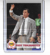 1993/94 Skybox NBA Hoops #239 Rudy Tomjanovich Houston Rockets Coach