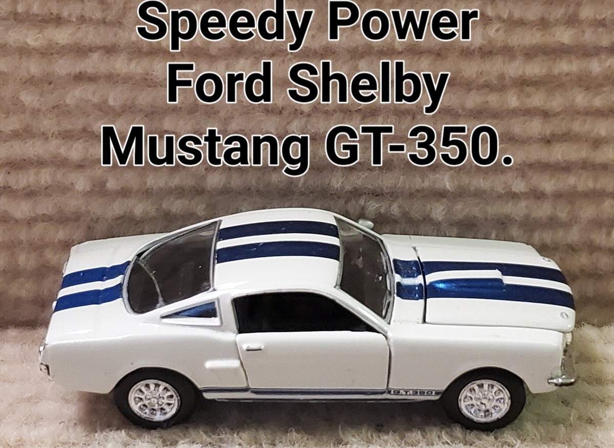 SPEEDY POWER. 1966 Ford Shelby Mustang GT-350. Loose. (crack on