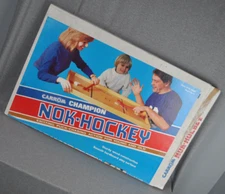 Carrom Champion Nok-Hockey Model #2 Floor Game In Original Box Complete 1970