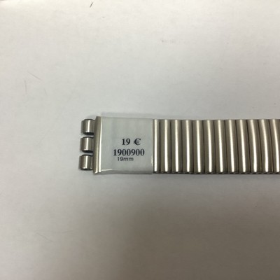 ZRC Bracelet De Montre Flexible 19mm en acier inoxydable