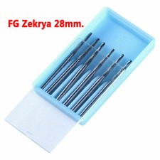 6 Pcs Dental Surgical Carbide Bone Cutters Finishing Burs FG Zekrya Bur 28mm