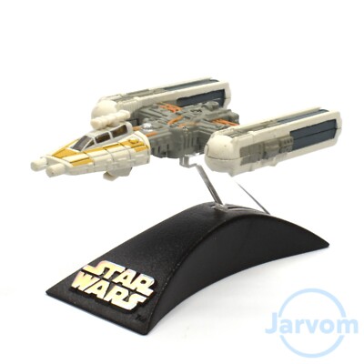 Star Wars Die-Cast Titanium 2005 Series Yellow Y-Wing Bomber Complete