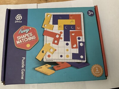 ZPFun Funny Shapes Matching Puzzle Game for Ages 3+ : New (Other)