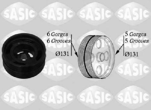 Original Sasic Riemenscheibe Kurbelwelle 2156042 FüR Ford-image