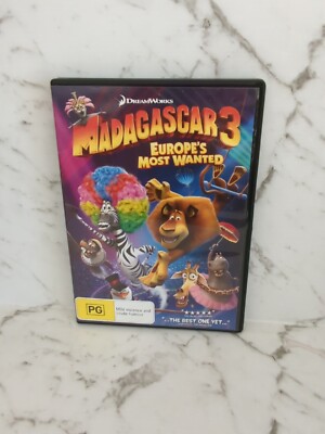 Madagascar 3 - Europe's Most Wanted (DVD, 2012) Region 4 
