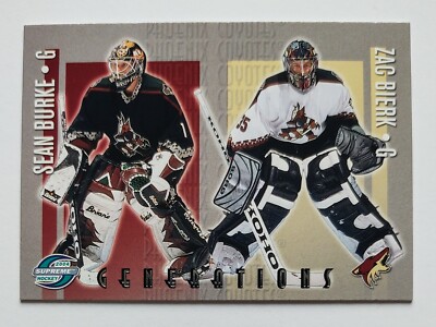 SEAN BURKE / ZAC BIERK 2003-04 Pacific Supreme Generations #7 Phoenix Coyotes