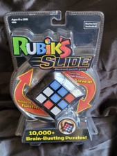 Rubik's Cube Slide 2010 Electronic Puzzle Game 10,000 Brain Busting Puzzles New