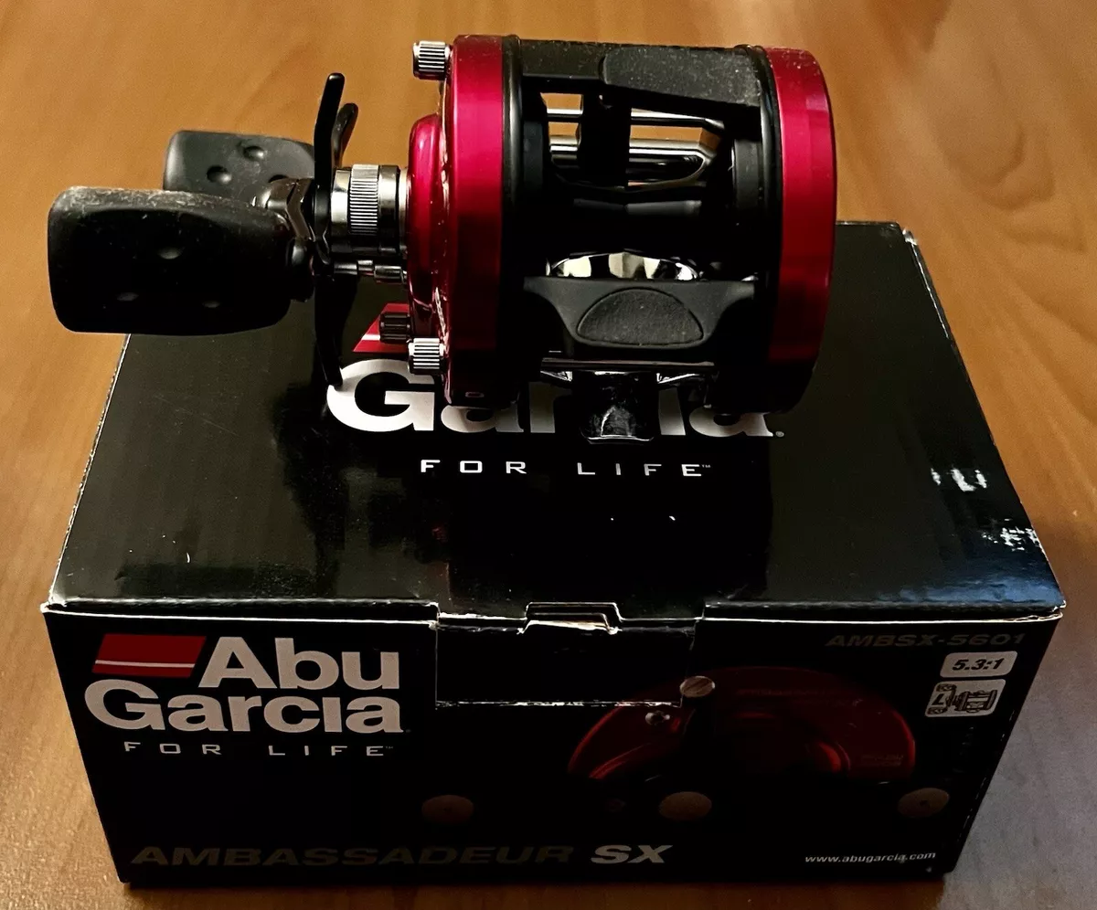 Abu Garcia Ambassadeur SX Round AMBSX-5601 Baitcast Fishing Reel LEFT HAND  - NEW