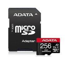 ADATA High Endurance MicroSDXC/SDHC UHS-I Card, AUSDX256GUI3V30SHA2-RA1