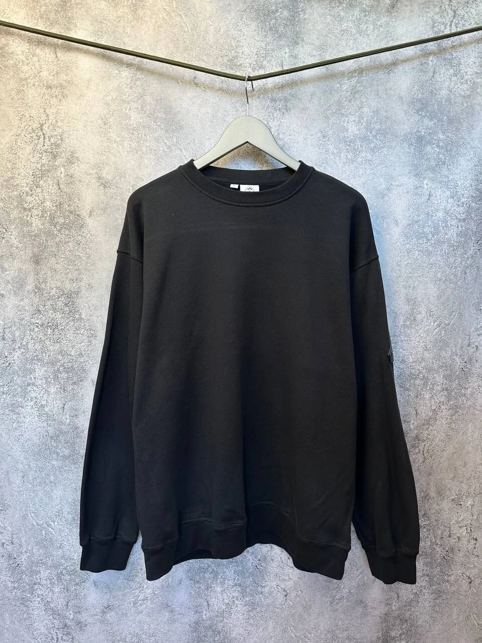 Pyrenex Sweatshirt Black Jumper Crew Neck Sweater Men's Size XL