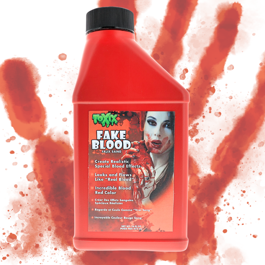 Fake Blood 16 Oz TOXIX - Monster Gore, Vampire Blood, Halloween