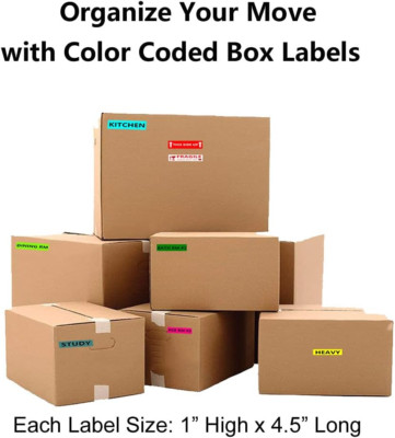 1008 Count Multipurpose Home Color-Coding Labels
