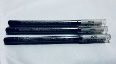 B.Vain Lot Of 3 Hydra Eyes Waterproof Gel Eyeliner BWPELO1 Jet Black 
