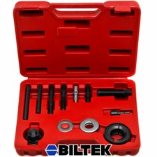 12 Pc. Puller Installer Kit Alternator Power Steering Pump Pulleys Remover Tool