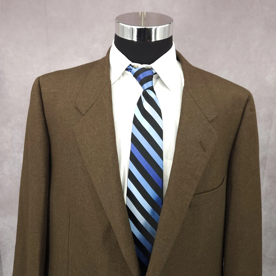 Blazer Tom James Royal Clásico Para Hombres 48R Verde Puño de Cirujano Abrigo Deportivo Chaqueta * Foto 3 de 4