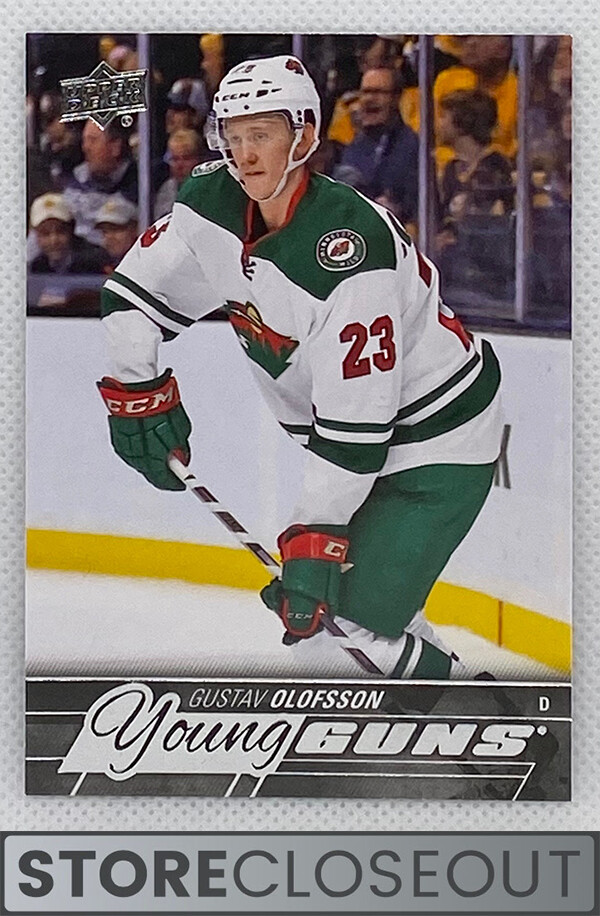 2015-16 Upper Deck #486 Gustav Olofsson Rookie Young Guns RC Minnesota Wild