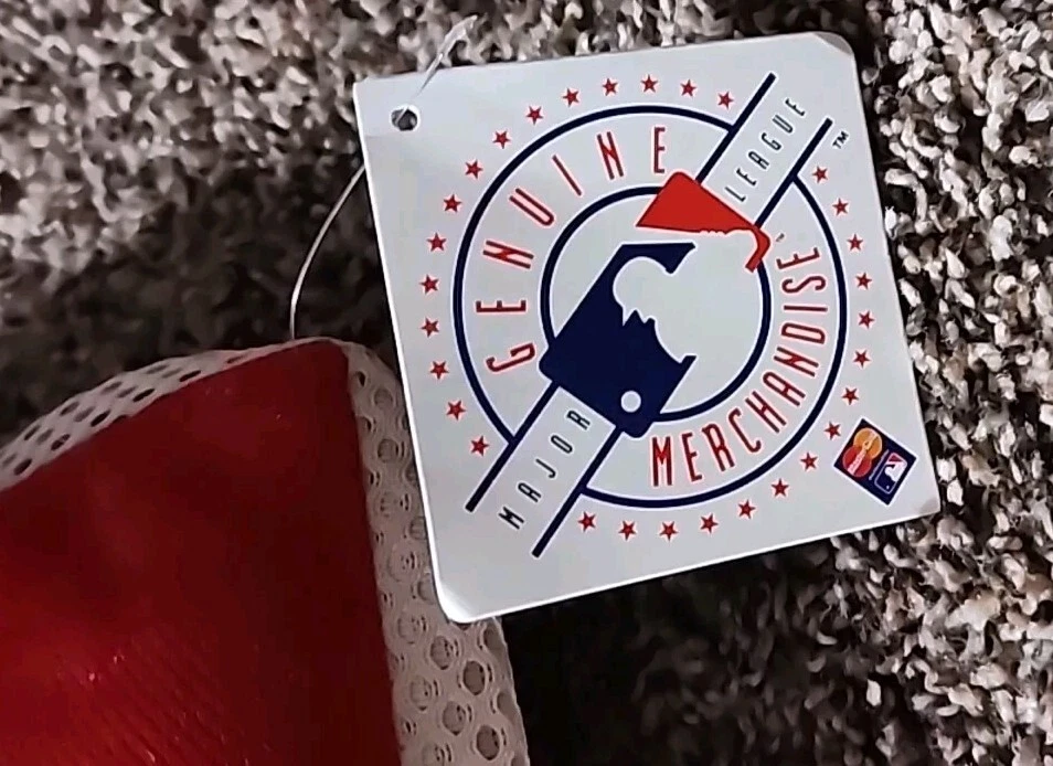 Almohada decorativa de felpa roja, blanca y azul Philadelphia Phillies 18x18 - con etiqueta Foto 4 de 4