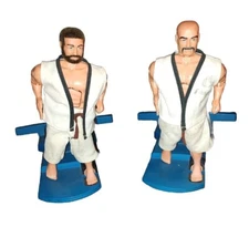 AURORA  KAR-A-A-ATE MEN  1975  KARATE MEN  FIGURES AND CONTROLLERS